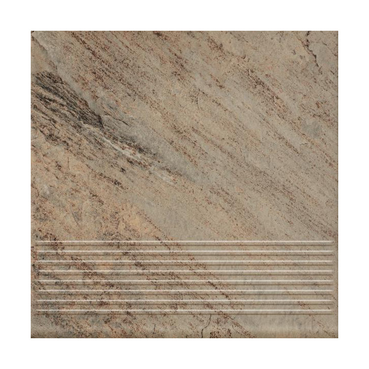 MATTONE PIETRA BEIGE STOPNICA PROSTA 30X30