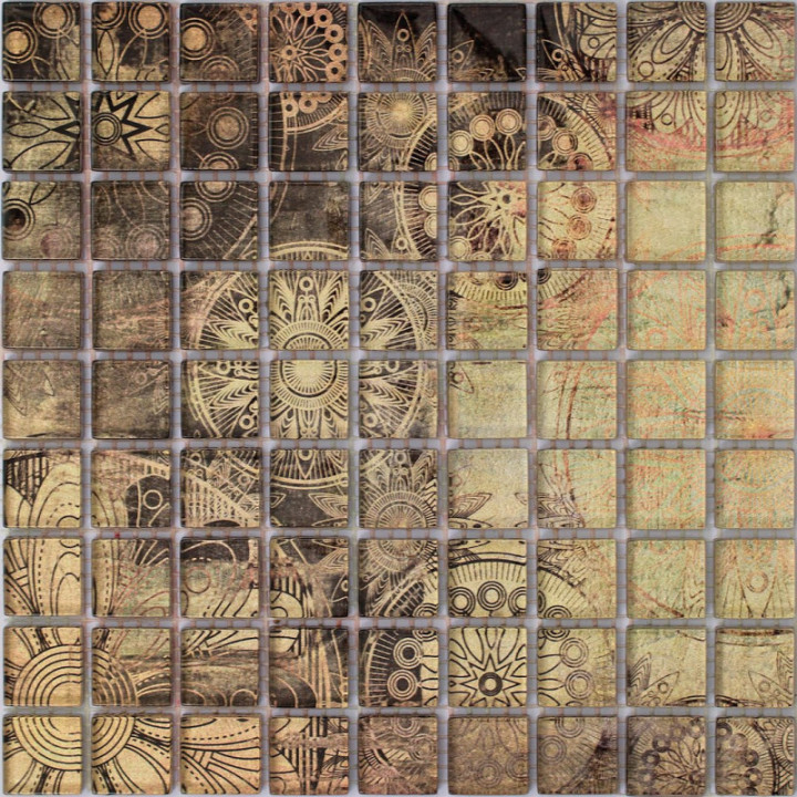 OTTAVIO GLASS MOSAIC 25X25
