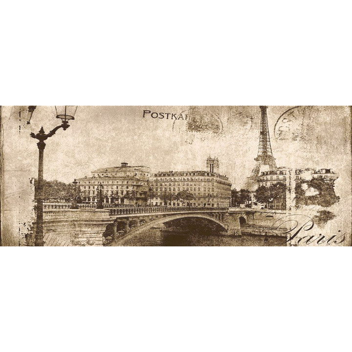 POSTCARD BEIGE 1 INSERTO  20X50