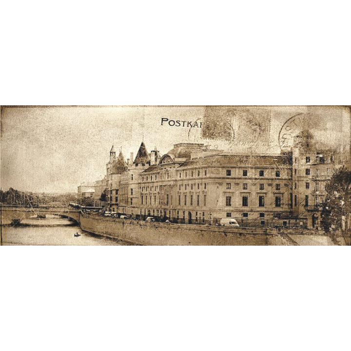 POSTCARD BEIGE 2 INSERTO 20X50