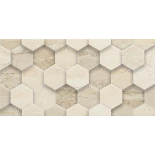 SUNLIGHT STONE BEIGE SCIANA DEKOR GEOMETRYK 30X60