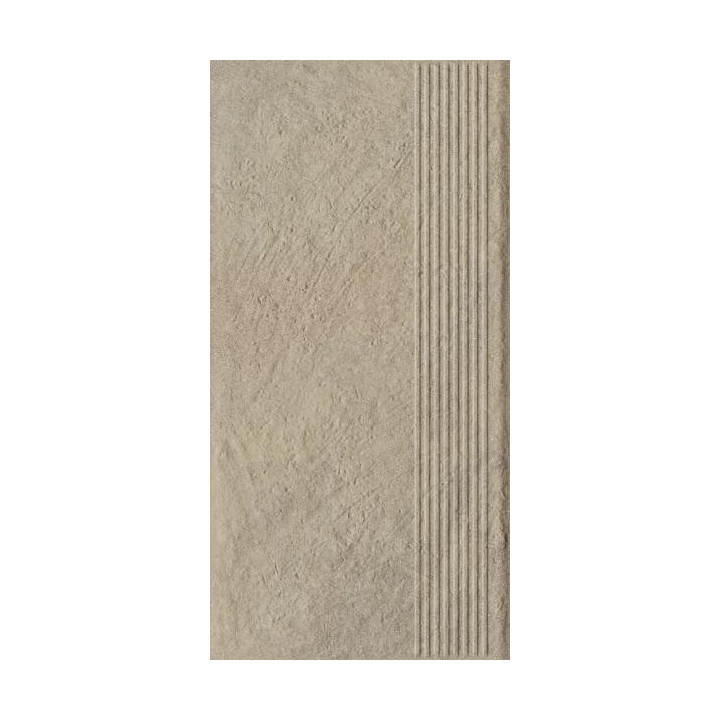 EREMITE CREMA STOPNICA PROSTA STRUKTURA MAT 30X60