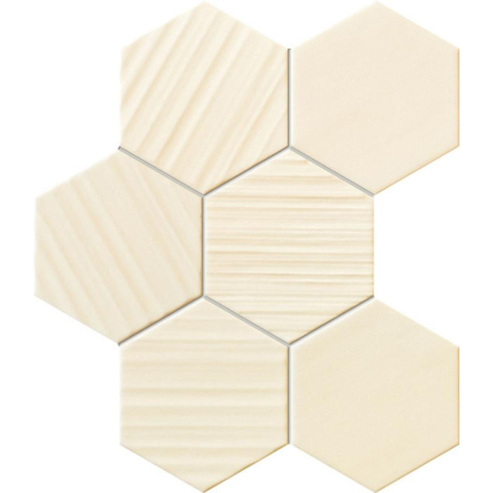 HORIZON HEX IVORY MOZAIKA 22