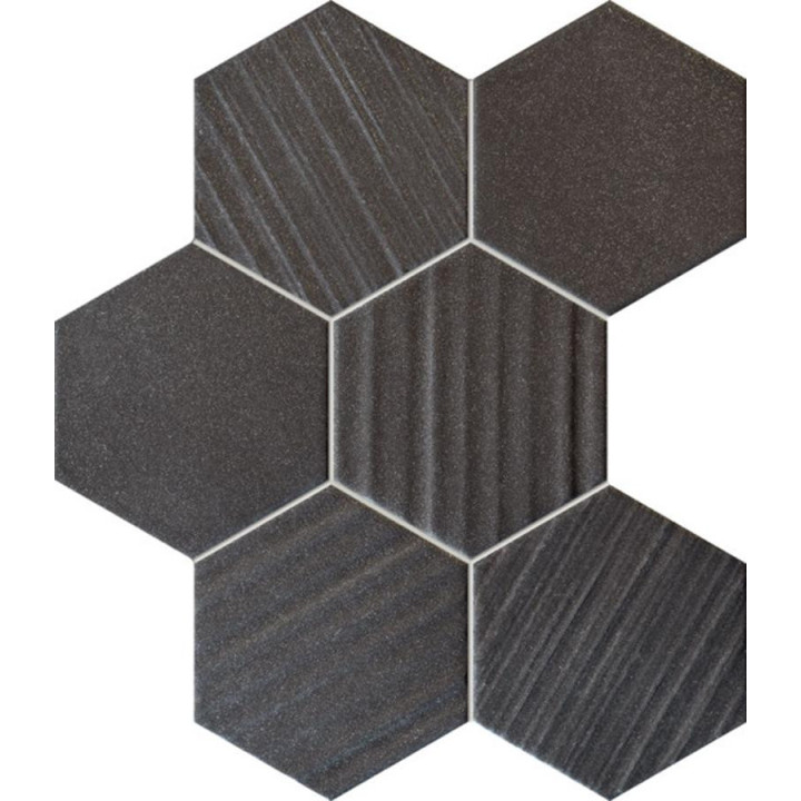 HORIZON HEX BLACK MOZAIKA 22