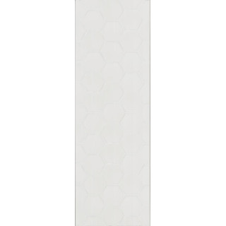 HEXAGON WHITE GLOSSY MOSAIC 21X26