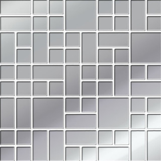 PLATINUM GLASS MOSAIC 25x25