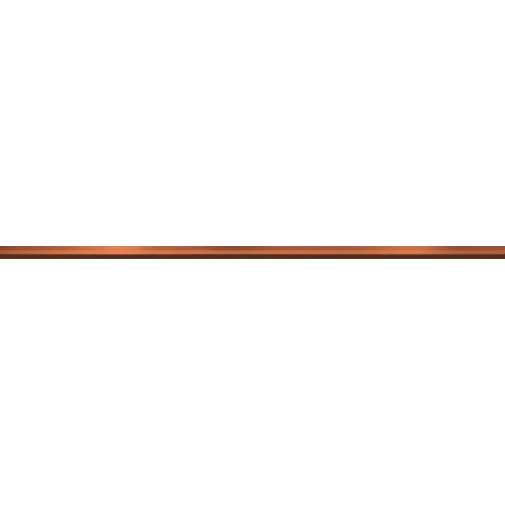COPPER GLASS LISTWA 1X40