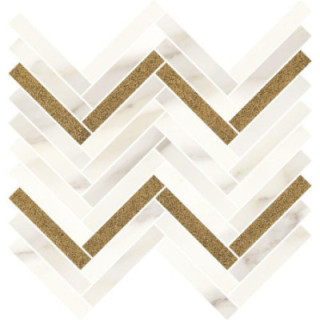 CALACATTA SPARKLE GOLD MOZAIKA CIETA POLYSK 28