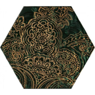 URBAN COLOURS GREEN INSERTO SZKLANE HEKSAGON B 19