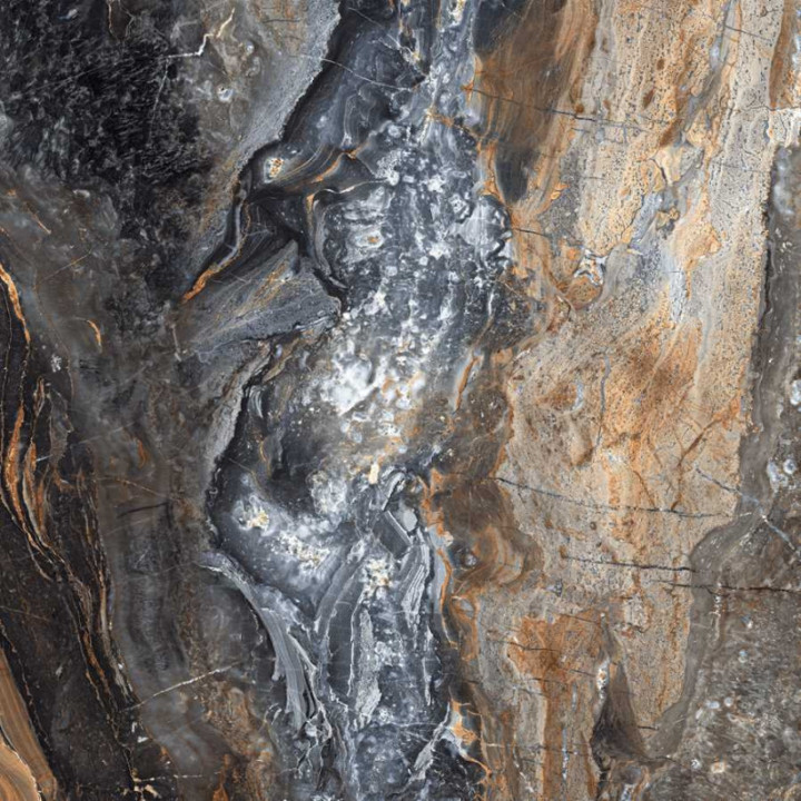 LUXOR BLACK POLISHED 60X60