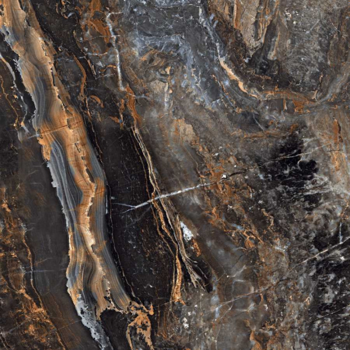 LUXOR BLACK POLISHED 60X60