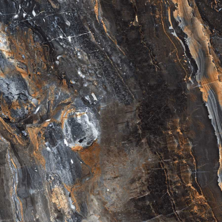 LUXOR BLACK POLISHED 60X60