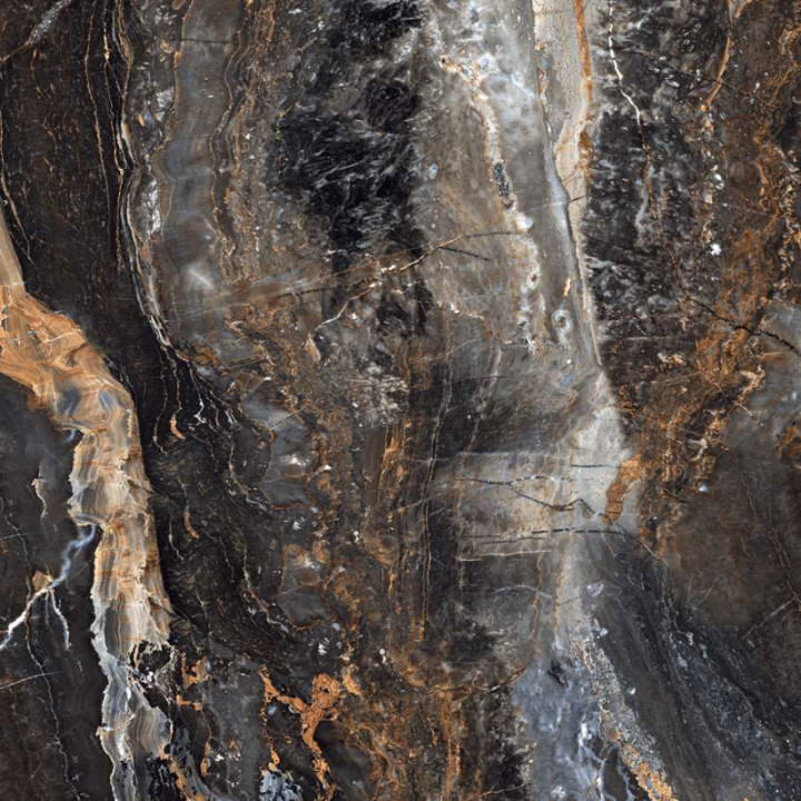 LUXOR BLACK POLISHED 60X60