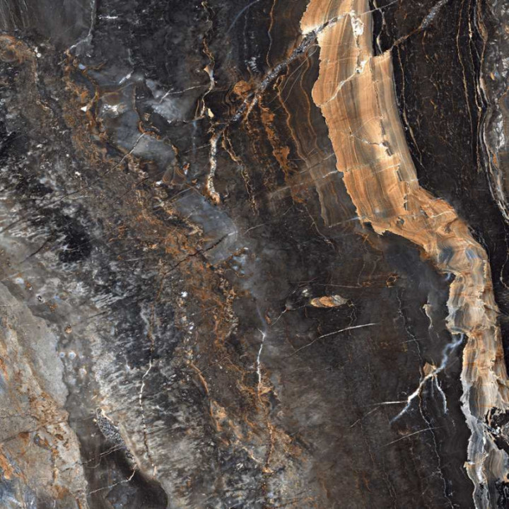 LUXOR BLACK POLISHED 60X60