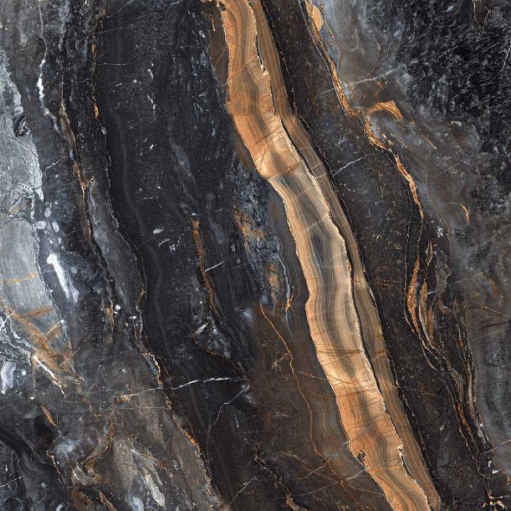 LUXOR BLACK POLISHED 60X60