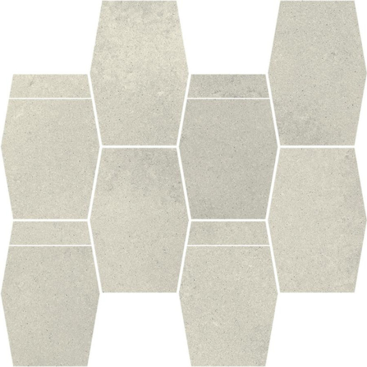NATURSTONE GRYS MOZAIKA CIETA HEXAGON MIX 28
